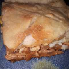 Una foto de Pizza rellena 🍕