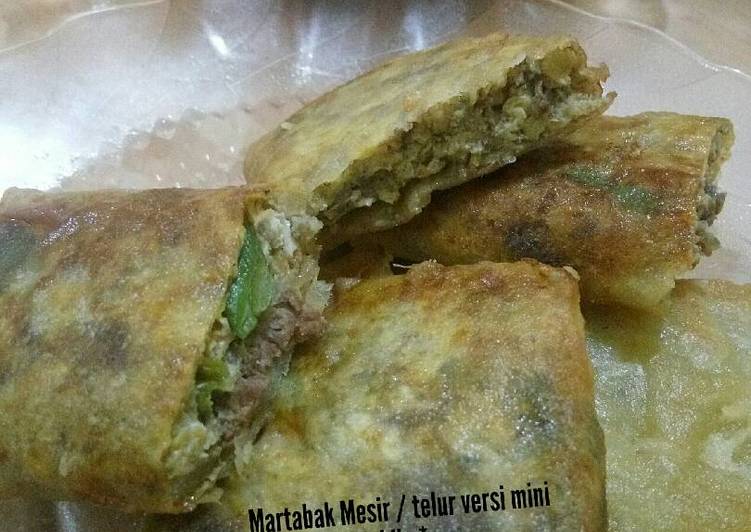 Martabak Mesir / telur versi mini