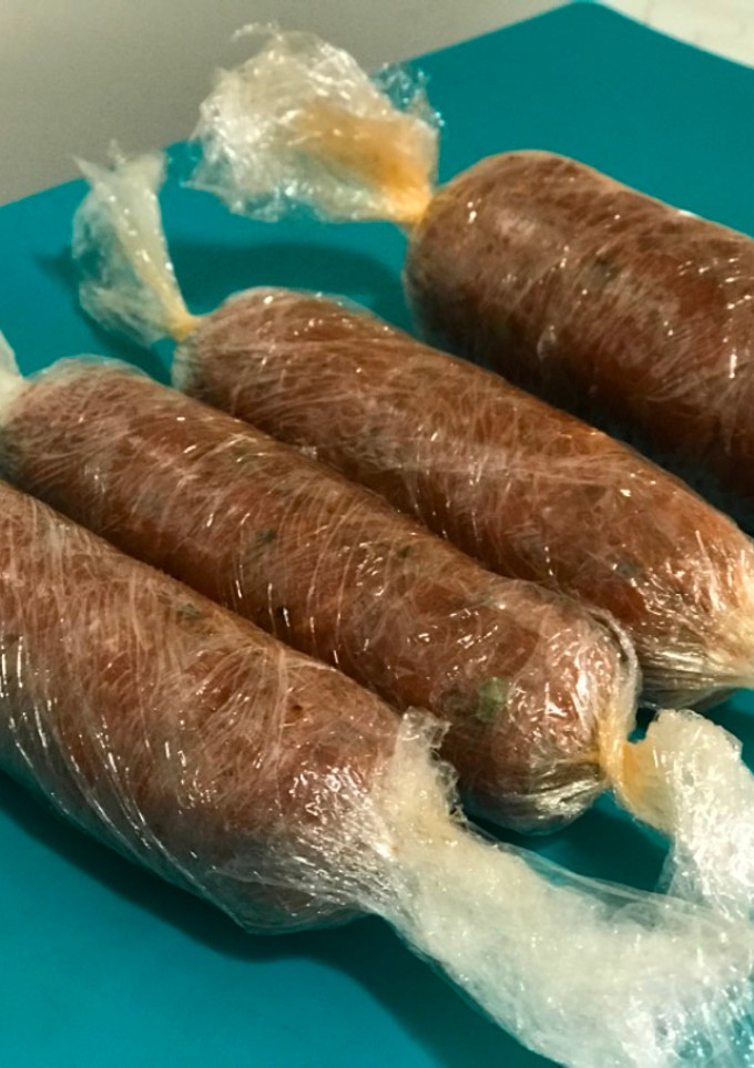 Una foto de Chorizos caseros light