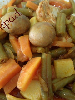 عکسی از دستور خوراک لوبیا سبز