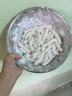 Hình của món Bánh Tokbokki tươi nhà làm.