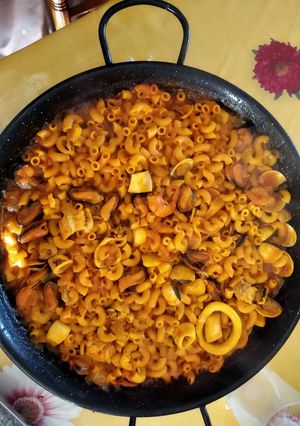 Una foto de Fideuá sin gluten