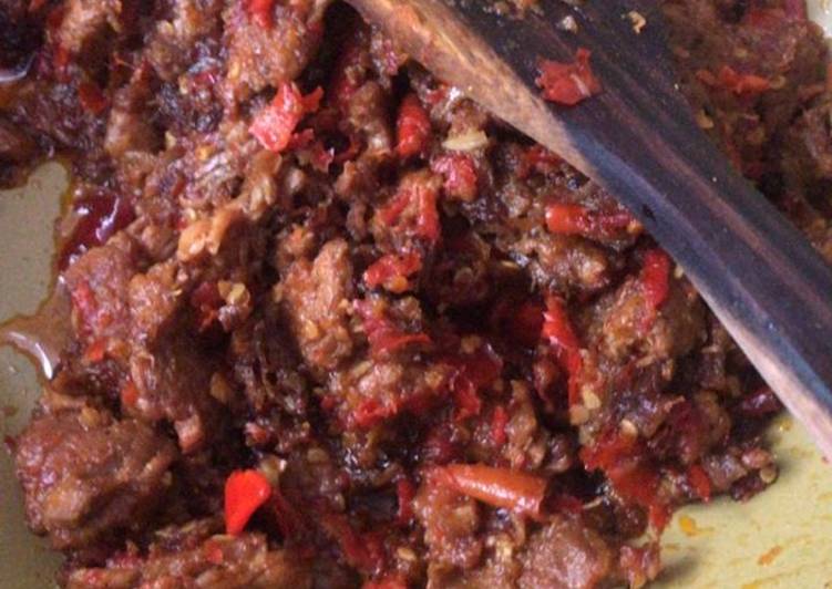 Dendeng Batokok Balado