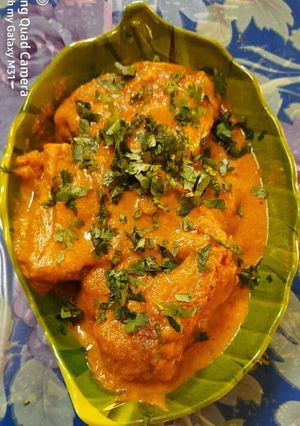 A picture of Fish Korma.