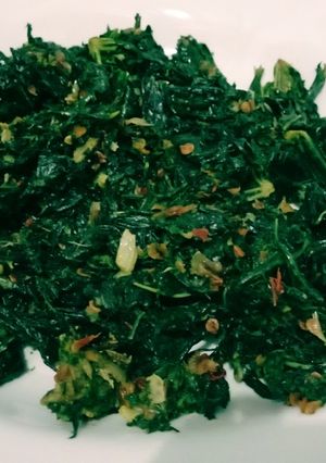 Foto resep Daun singkong tumis pedas