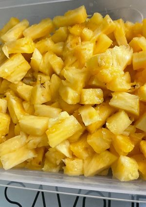 Une photo de Salade d'ananas à la fleur d’oranger