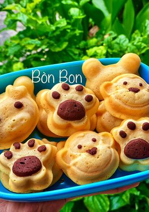 Hình của món Bánh Chiffon Hình Thú cho Bé.