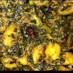Soya methi Aloo A picture of Soya methi Aloo.