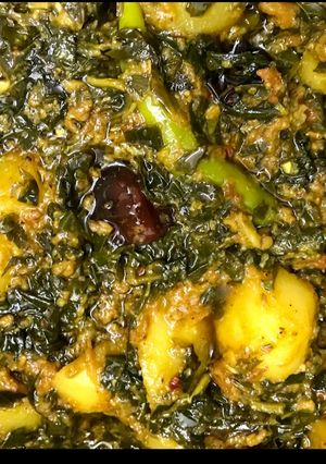 A picture of Soya methi Aloo.