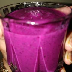 Indian black berry smoothie (jamun) A picture of Indian black berry smoothie (jamun).