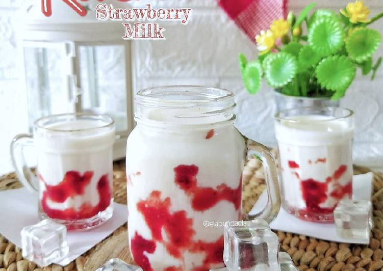 Langkah Mudah untuk Menyiapkan Korean Strawberry Milk Anti Gagal