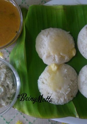 A picture of Butter Idli.