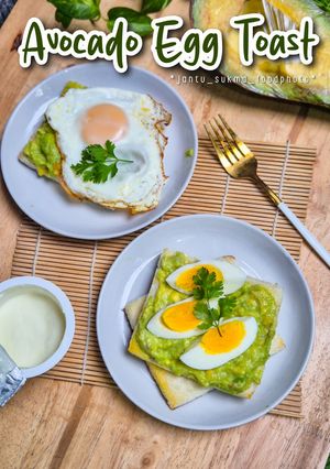 Foto resep Avocado Egg Toast