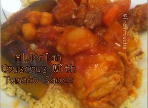 Foto resep Algerian Couscous Saus Merah