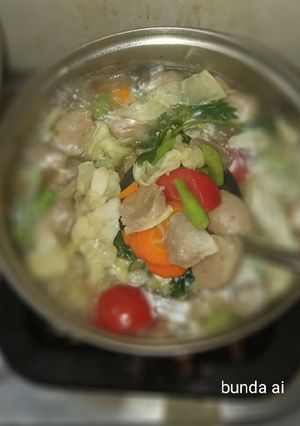 Foto resep Sop pentol simple