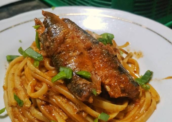 Resep Spaghetti saus sarden oleh Saluna Mahira Cookpad