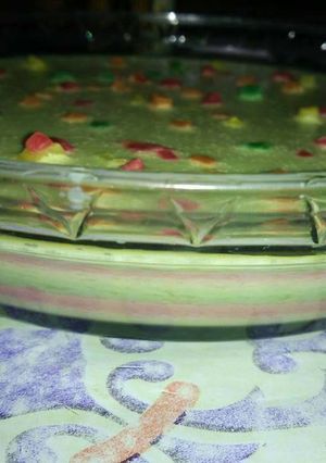 Foto resep Puding Custard Rainbow Fla