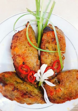Hình của món Chả chay chiên.