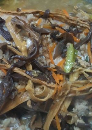 Hình của món Cá diêu hồng hấp.