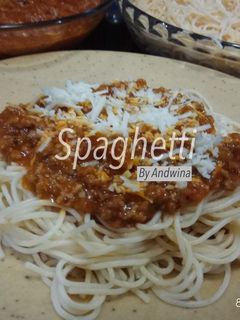 Foto resep Spagheti Bolognese Praktis