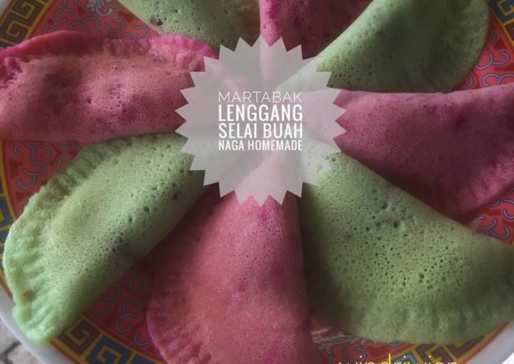 Martabak Lenggang Selai Buah Naga Homemade