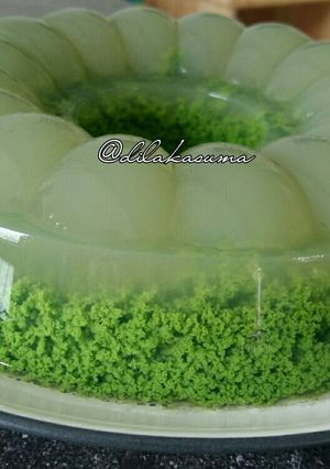 Foto resep Puding lumut resep 1 agar