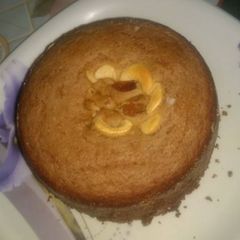 A picture of Banana cake (No egg No oven).