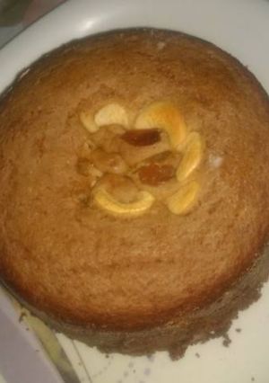 A picture of Banana cake (No egg No oven).