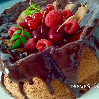 El mejor pastel de chocolate del mundo Receta de Nieves Sainz- Cookpad