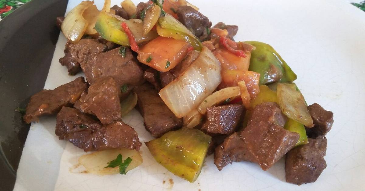 Bife de figado acebolado com molho - tão fácil e saboroso!, Receita