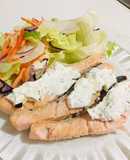 Salmón con Philadelphia