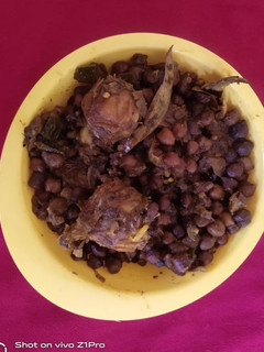 A picture of Quick Chana Masala.