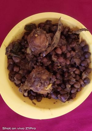 A picture of Quick Chana Masala.