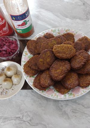 عکسی از دستور کتلت سویا (کتلت اقتصادی)