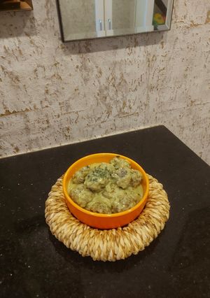عکسی از دستور کوفته سوئدی با سس پستو