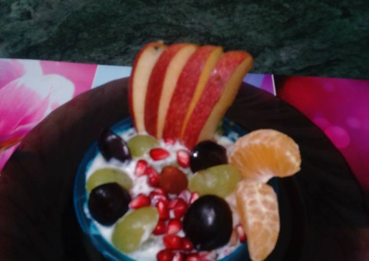 Recipe of Ultimate No cooked recipe - fruit cream