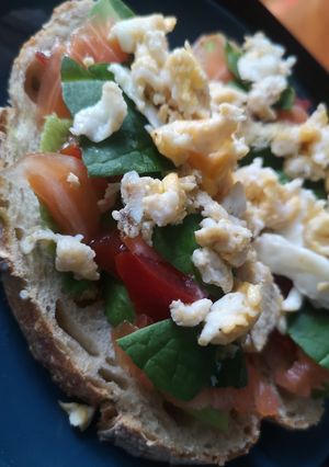 Una foto de Tosta ligera para cenar o desayunar