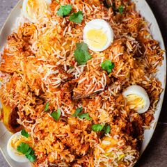 Swahili Chicken Biryani A picture of Swahili Chicken Biryani.