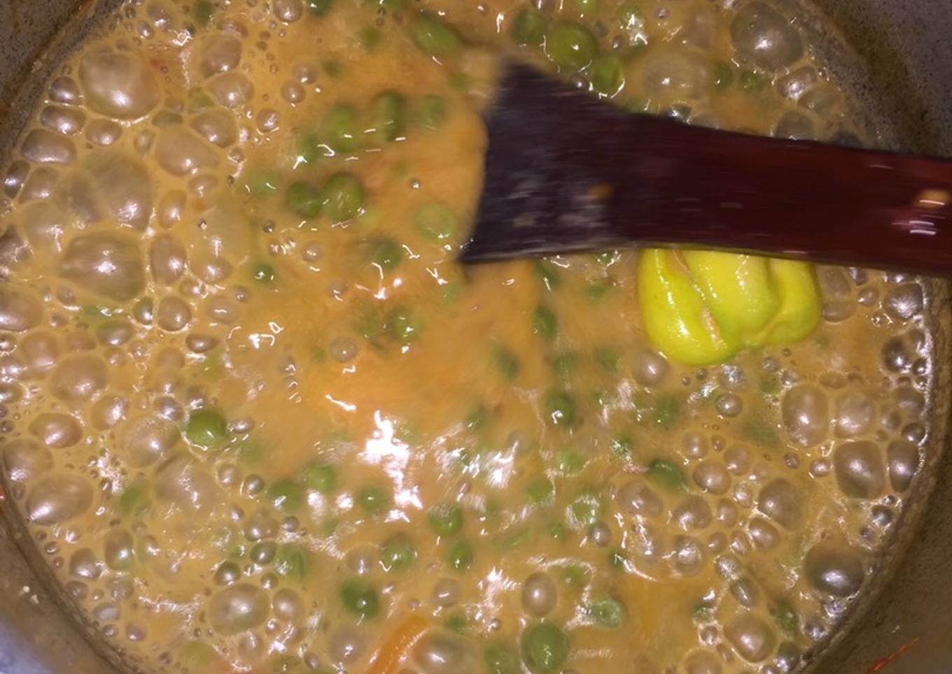 Grean peas with coconut