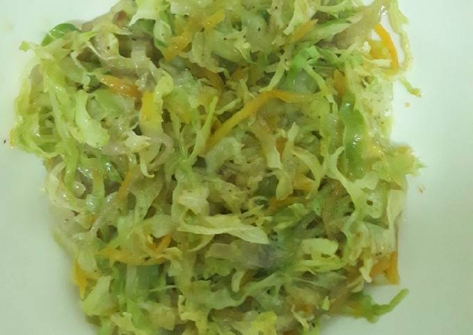 Simply delicious cabbage # My staple food contest #