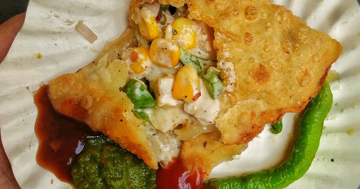 Pizza samosa Recipe by Shalu - Cookpad