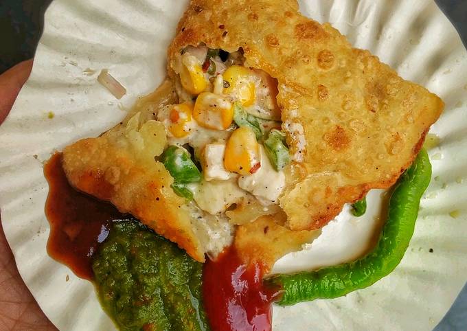 Pizza samosa Recipe by Shalu - Cookpad