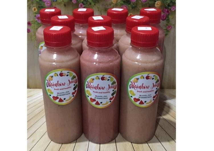 Resep Diet Juice Pomegranate Guava Kiwi Banana, Bikin Ngiler