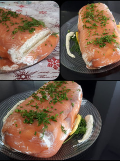 Una foto de Terrina de salmón