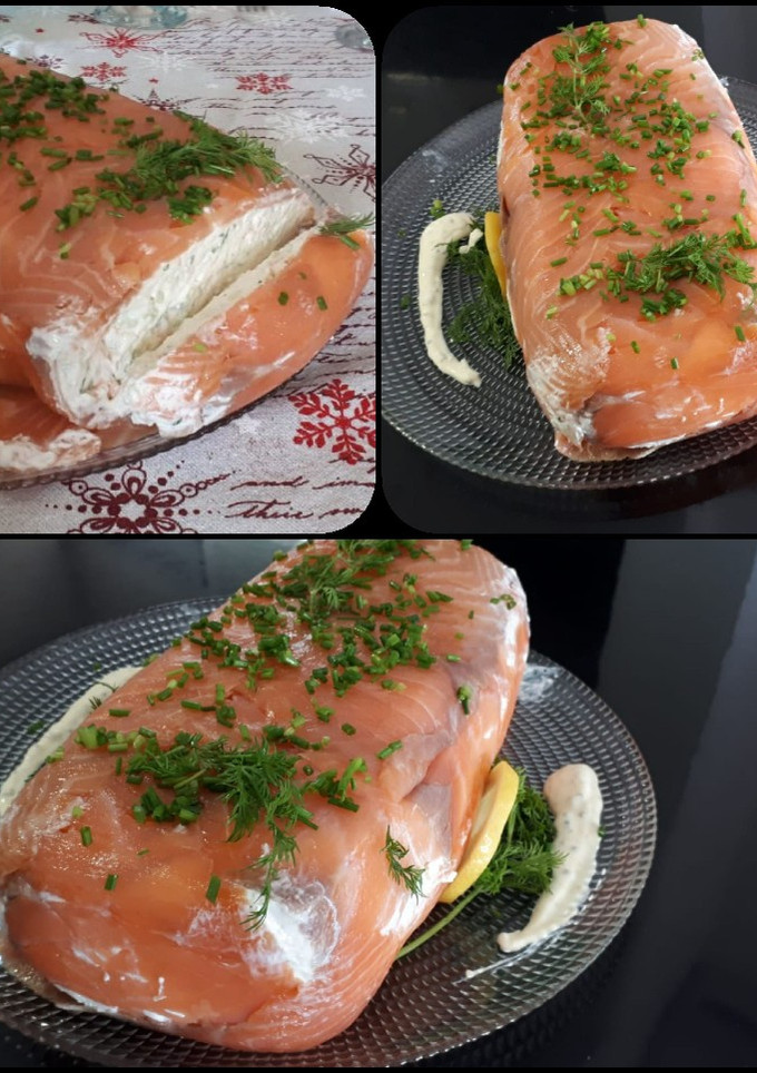Una foto de Terrina de salmón