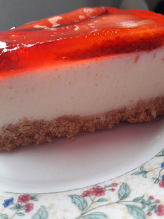 Una foto de Cheesecake de frutilla