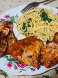 Pollo al limón y pimienta