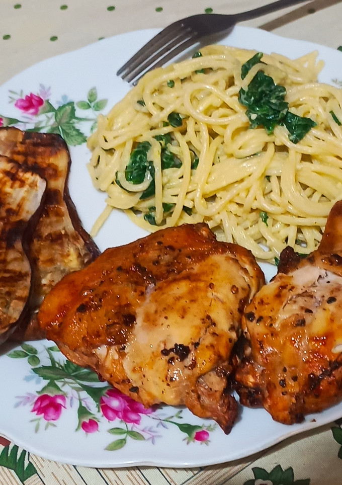 Una foto de Pollo al limón y pimienta