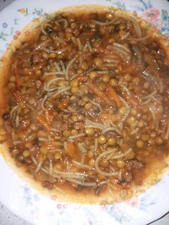 عکسی از دستور سوپ عدس
