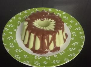 Foto resep Puding Nutrijell Alpukat Vla Coklat